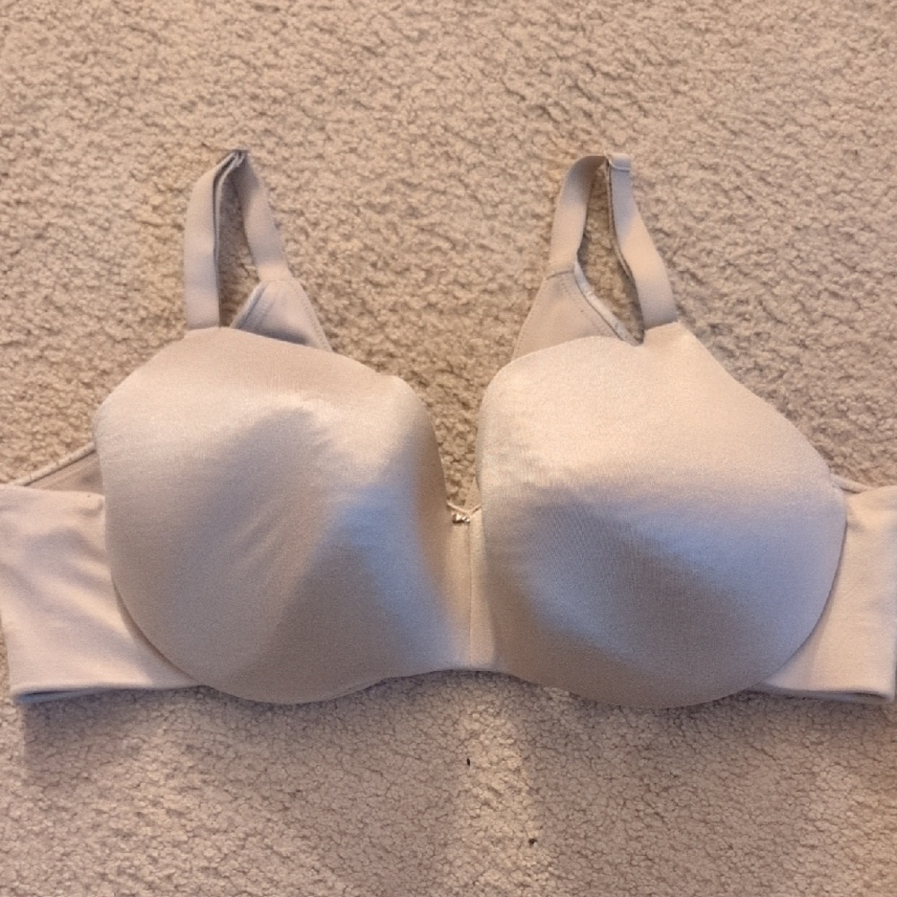 Cacique Beige Lightly Lined Balaconette Bra Size 44C